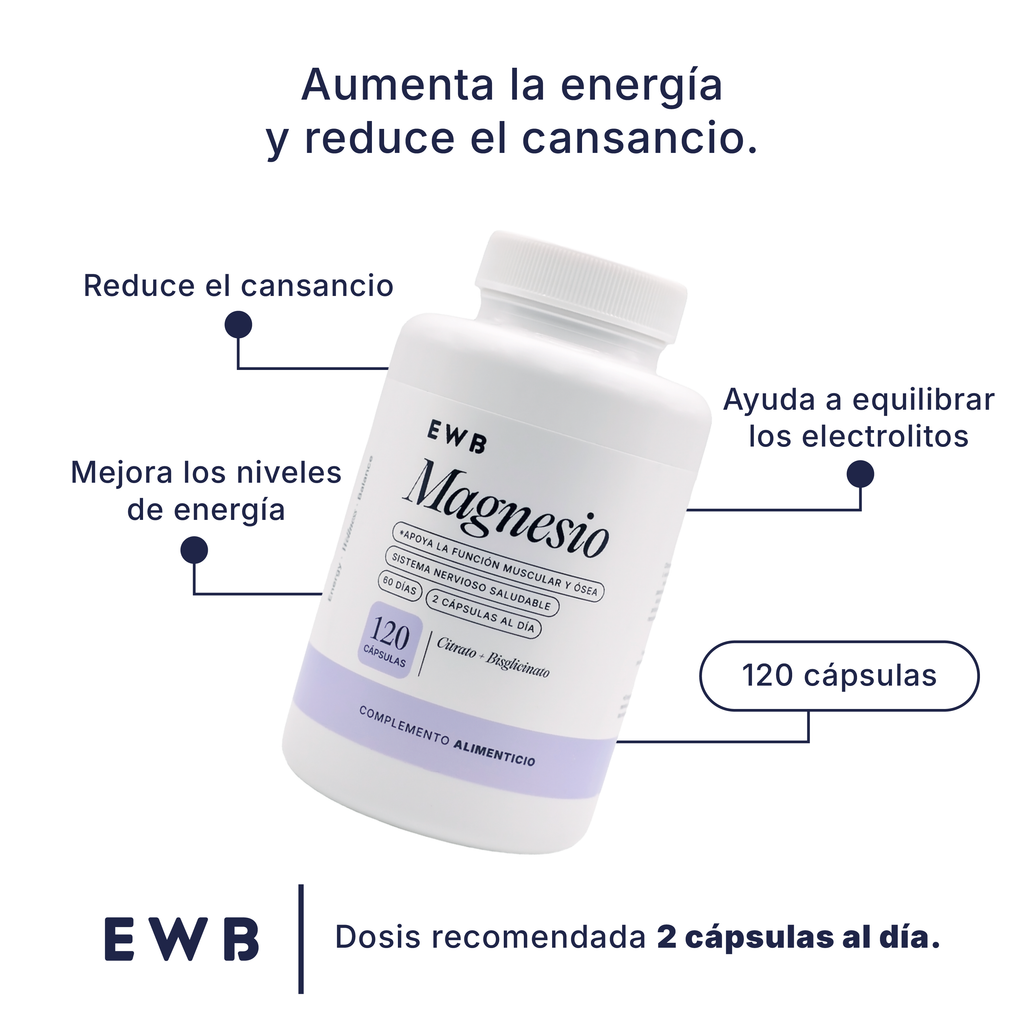 Magnesio / Disponible en Amazon