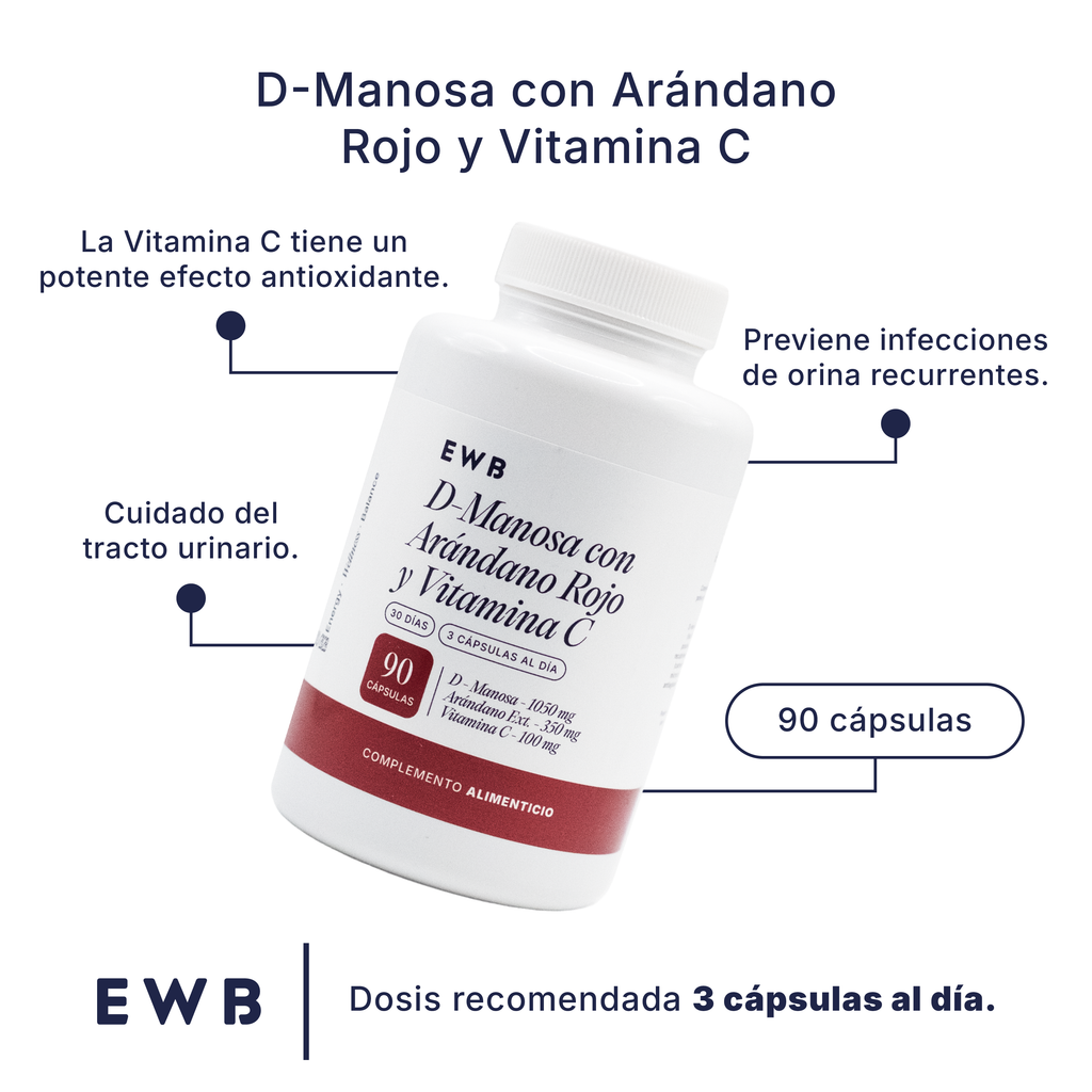 D-Manosa con Arándano Rojo y Vitamina C