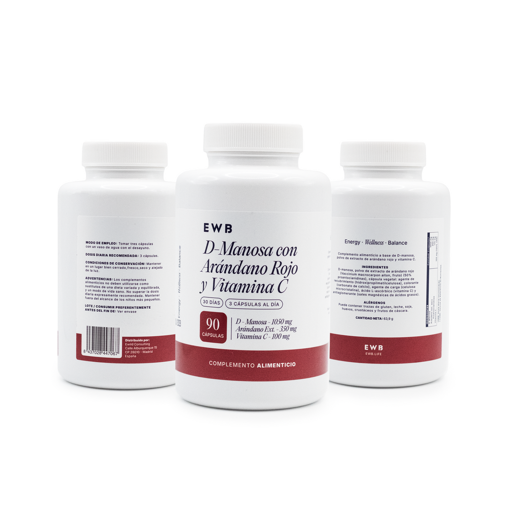D-Manosa con Arándano Rojo y Vitamina C